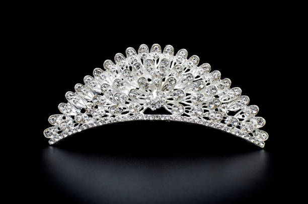 istock silver tiara isolated on a black background 901258050