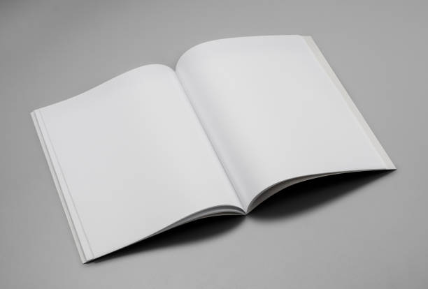 istock Mock-up magazines, book or catalog on gray table background. 901260746