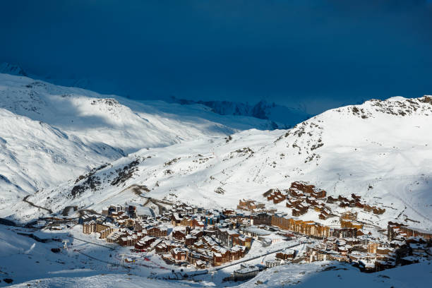 istock When storm snow comes in Val Thorens