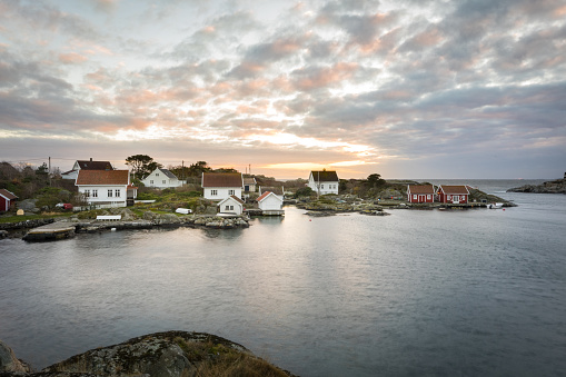 Ulvoysund is an outport in the municipality of Lillesand in Aust-Agder county, Norway. The village was historically used as an outport along the Skaggerak coast for the large ships that could not navigate inland through the archipelago to the towns on the mainland. Now it is a popular place for recreation.