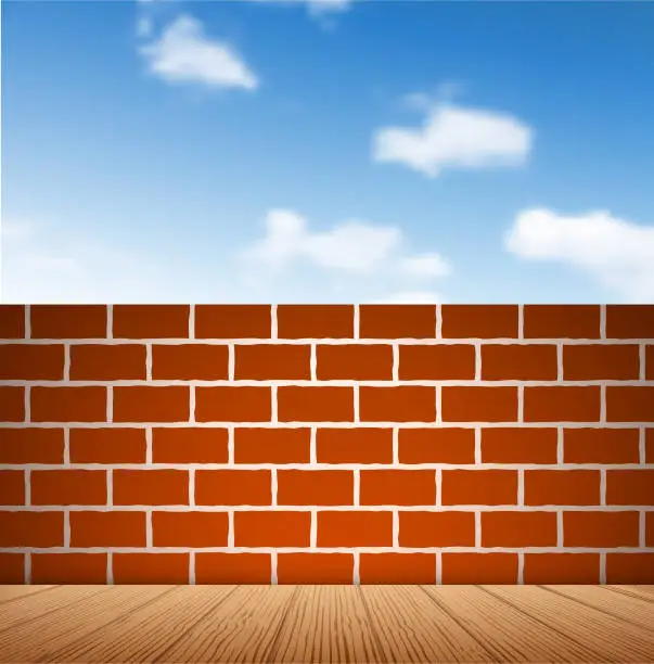 Vector illustration of Brickwall