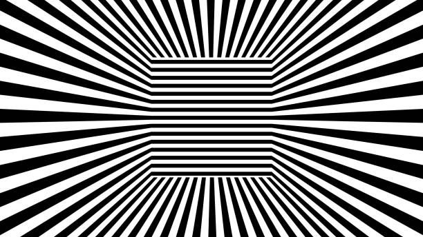 istock Abstract background with black and white stripes 901283348