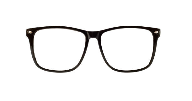 istock Black glasses isolated on white background, 901285178