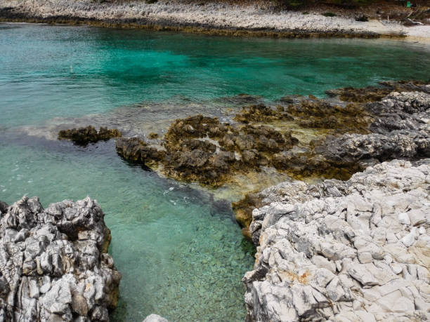 istock Rough Croatian coastline in Nerezine. Second. 901303340