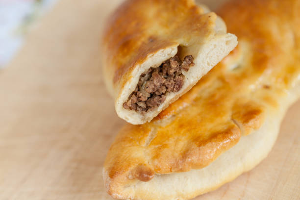 istock Turkish pide - pastry dish from Turkey garnished like pizza 901308322