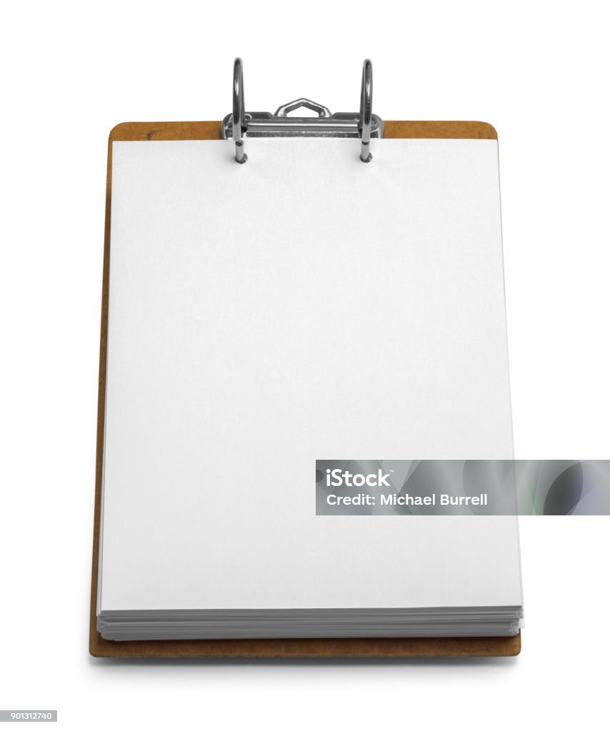 Large Business Clipboard Stock Photo - Download Image Now - Above, Black  Color, Blank - iStock