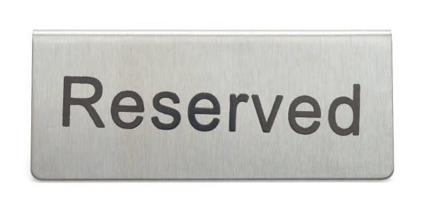 istock Metal Reserved Sign 901315000