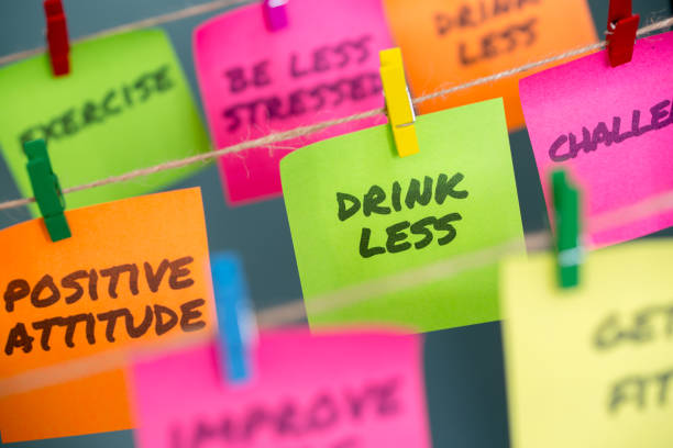 istock notes concept for motivation for stop drinking sweetened or alcoholic drinks 901324144