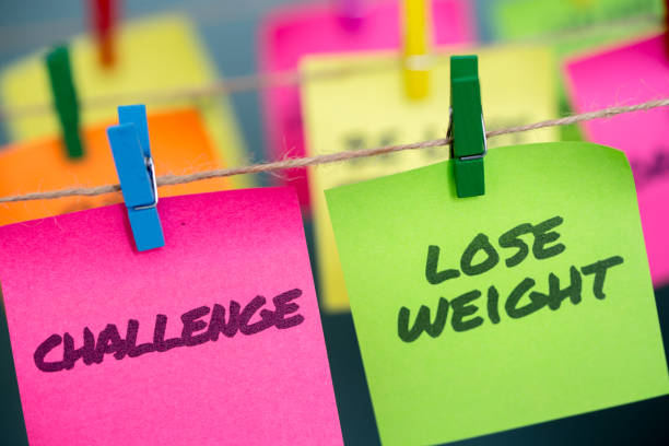 istock Notes concept for motivation for challenge to lose weight 901324174
