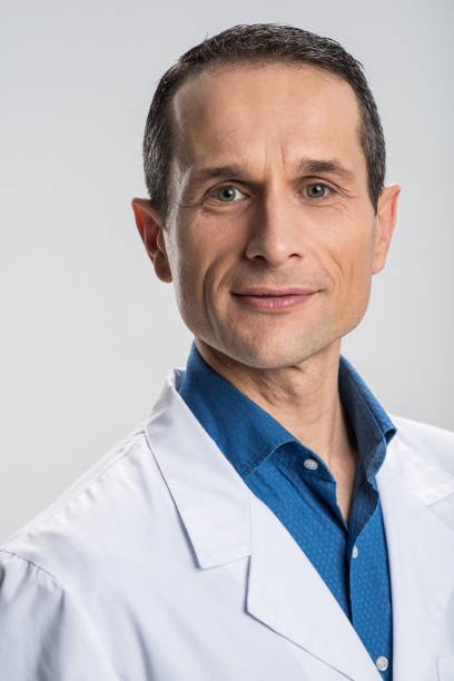 istock Adorable tender male physician posing for portrait 901331280