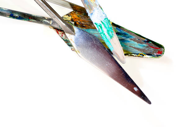istock Palette Knives Isolated on White 901331512