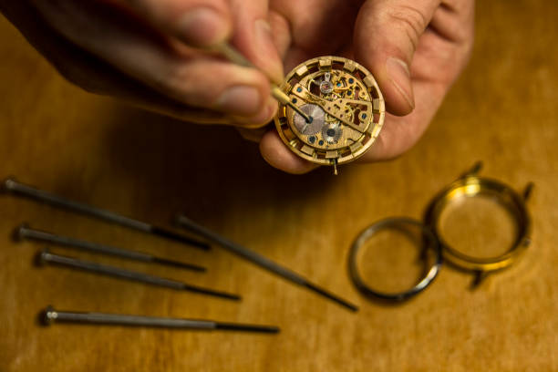 istock Mechanical watch repair 901337448