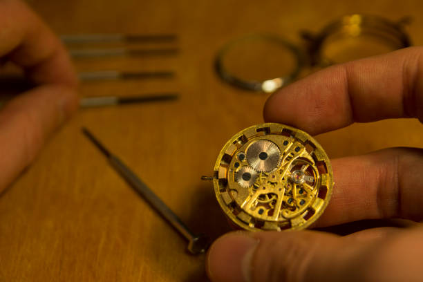 istock Mechanical watch repair 901337972