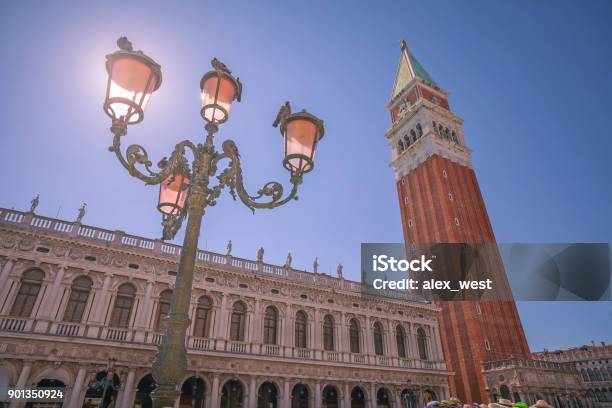 View From Piazza San Marco Stock Photo - Download Image Now - Architecture, Bell Tower - Tower, Campanile - Venice