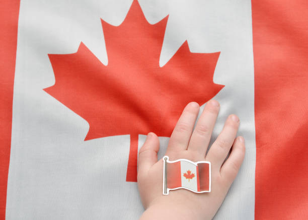 istock Canadian Boy Celebrates Canada Day 901390114