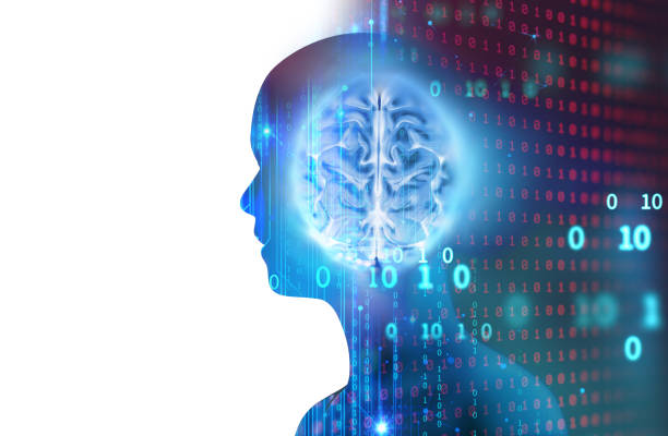 istock 3d illustration of human brain on technology background. 901400618
