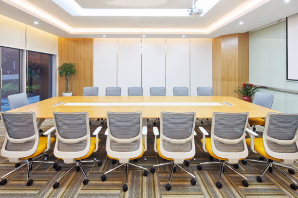 istock interior of modern meeting room 901404504