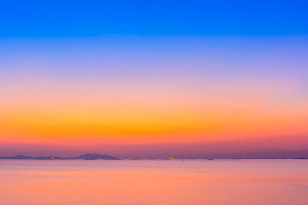 istock Beach and sunset background with long exposure. Landscape beach background in Thailand 901409290