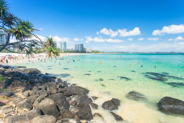 istock Coolangatta on a clear idyllic day on the Gold Coast, Australia 901420928