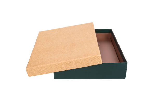 istock Cardboard Gift Box with Golden Yellow Cover 901424518