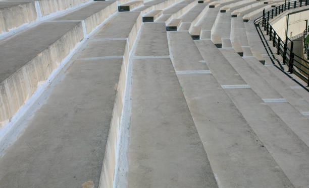 istock Stadium rows made of concrete 901428760