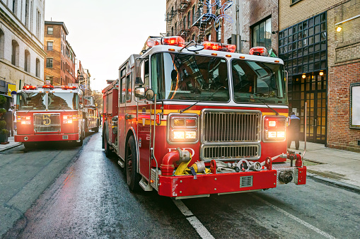 Camiones de bomberos de Nueva York photo