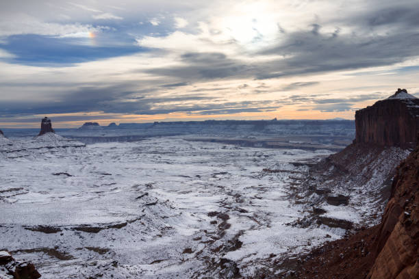 istock Canyonlands National Park with Snow in Winter 901436368