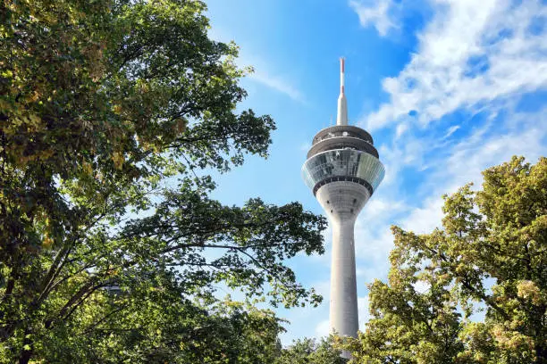 Communication tower in Düsseldorf, Germany