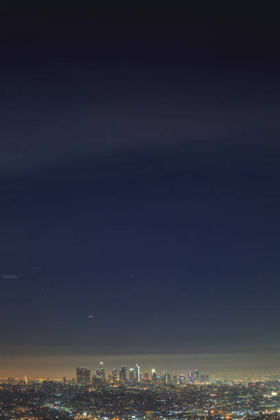 istock Los Angeles skyline at night 901446124