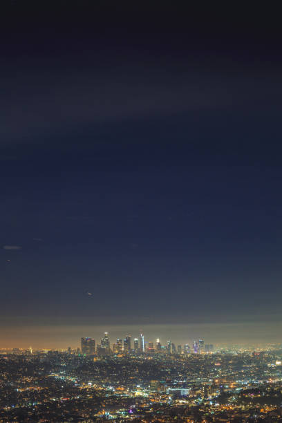 istock Los Angeles skyline at night 901446146