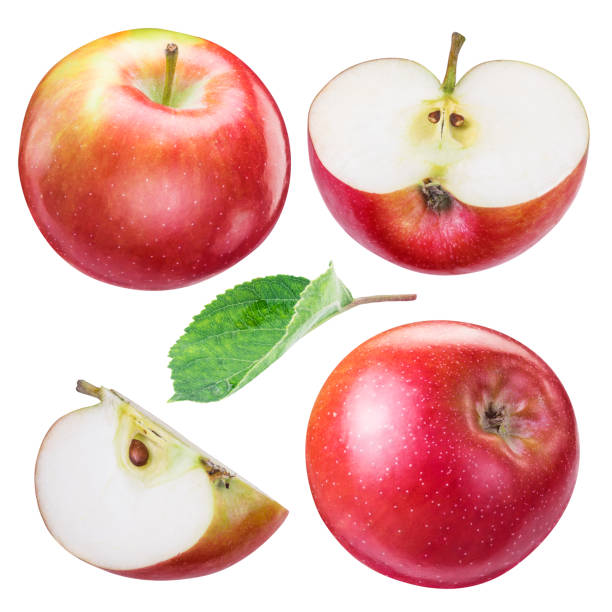 istock Ripe red apple with water drops. File contains clipping path. 901453514