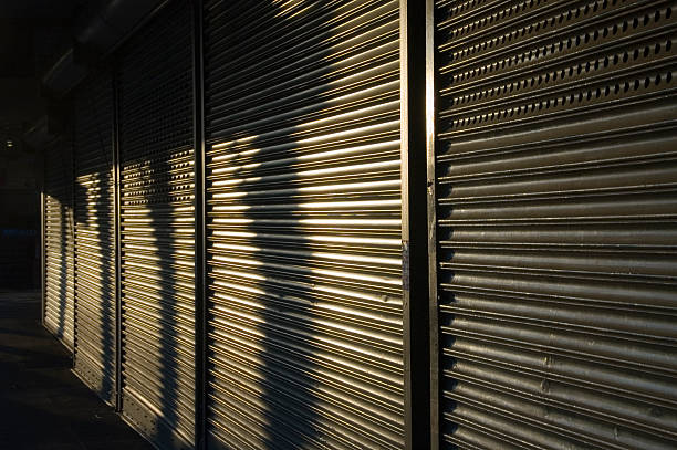 Security Doors stock photo