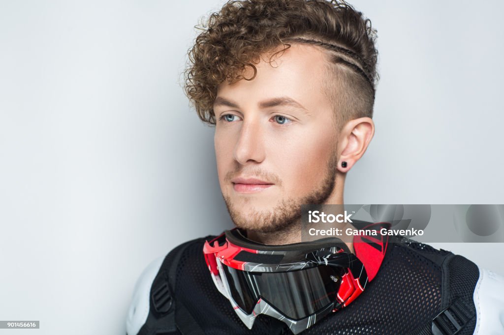 Sport Man Style Stock Photo - Download Image Now - Curly Hair, Men, Adult -  iStock