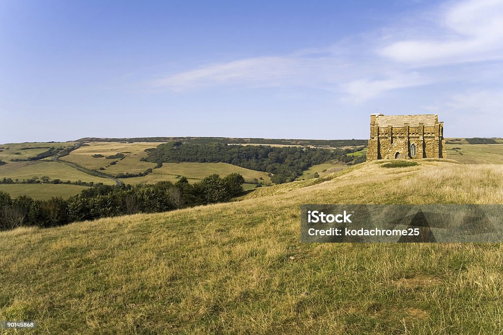 abbotsbury ヴィラージュセントキャサリンズカペル - なだらかな起伏のある地形のロイヤリティフリーストックフォト