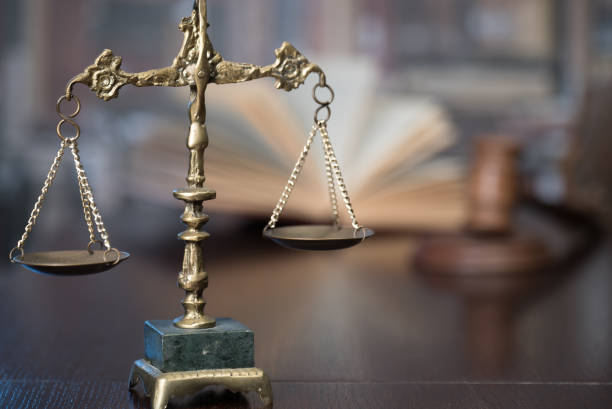 istock Law and Justice concept. Courtroom theme. 901460884