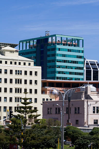 Wellington, New Zealand stock photo