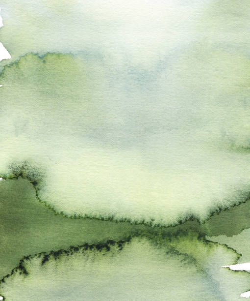 istock Abstract background for a card. Watercolor painting. Handmade. Paint spots. 901473842