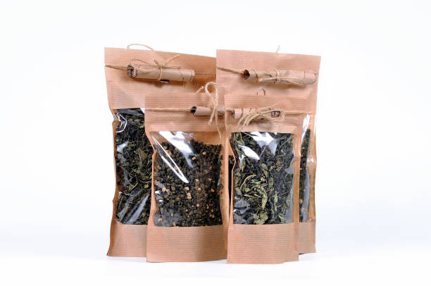 istock Dry tea leaves of herbal aromatic tea 901474450