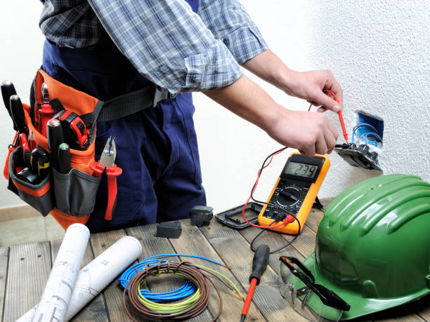 istock Young electrician working in a residential electrical installation 901478514