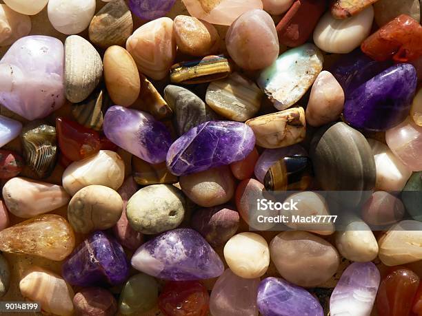 Coloured Stones Stock Photo - Download Image Now - Abstract, Backgrounds, Blue