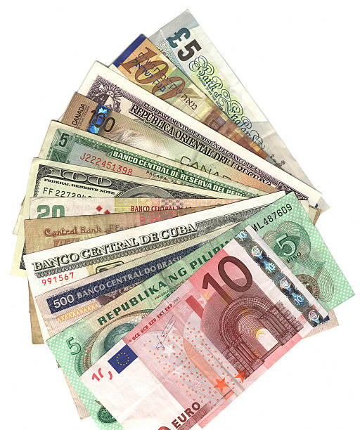 International currency Fanned out international currencies philippines currency stock pictures, royalty-free photos & images