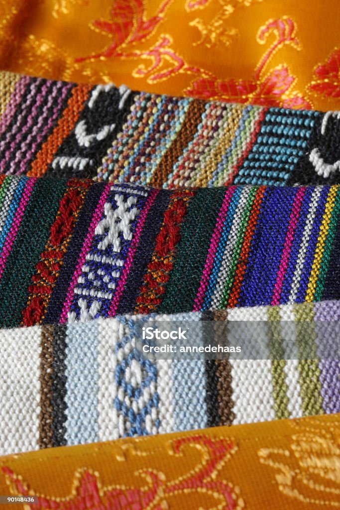 Têxteis de Sikkimsikkim.kgm, Índia - Royalty-free Algodão Foto de stock