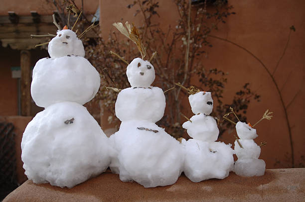 istock Santa Fe Snowman family 90148520