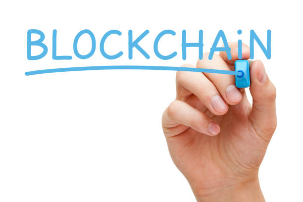 istock Blockchain Handwritten With Blue Marker 901488828