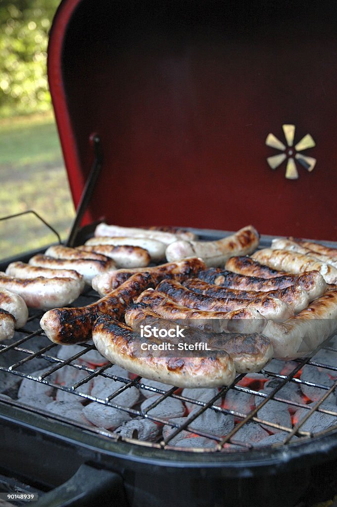 Summer time BBQ  Brat Stock Photo