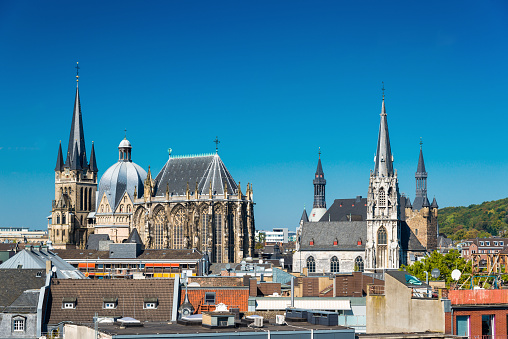 the city of Aachen. Most western town in Germany and home of Kaiser Karl, Charlemagne.
