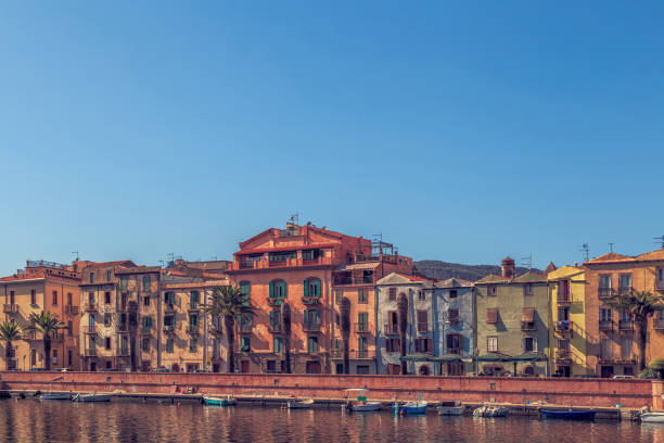 istock Beautiful sunset in Bosa 901489732
