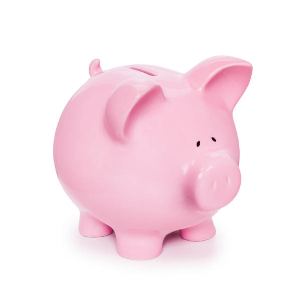 istock Piggy Bank Isolated on White 901492128