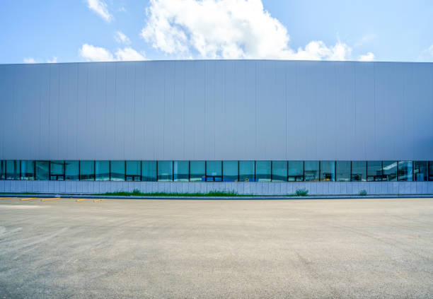 istock Modern factory building warehouse 901494050