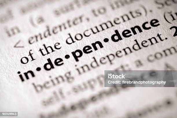 Dictionary Series Politics Independence Stock Photo - Download Image Now - Dictionary, Independence - Concept, Close-up